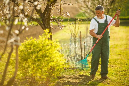 Screen showing accessible gardening resources and high-contrast text